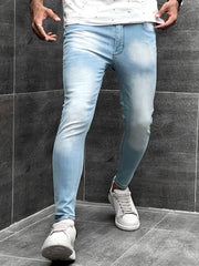 Turbo Ankle Fit Jeans In Ice Blue