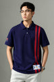 LA Mrtin Side Striped Style Men's Polo Shirt
