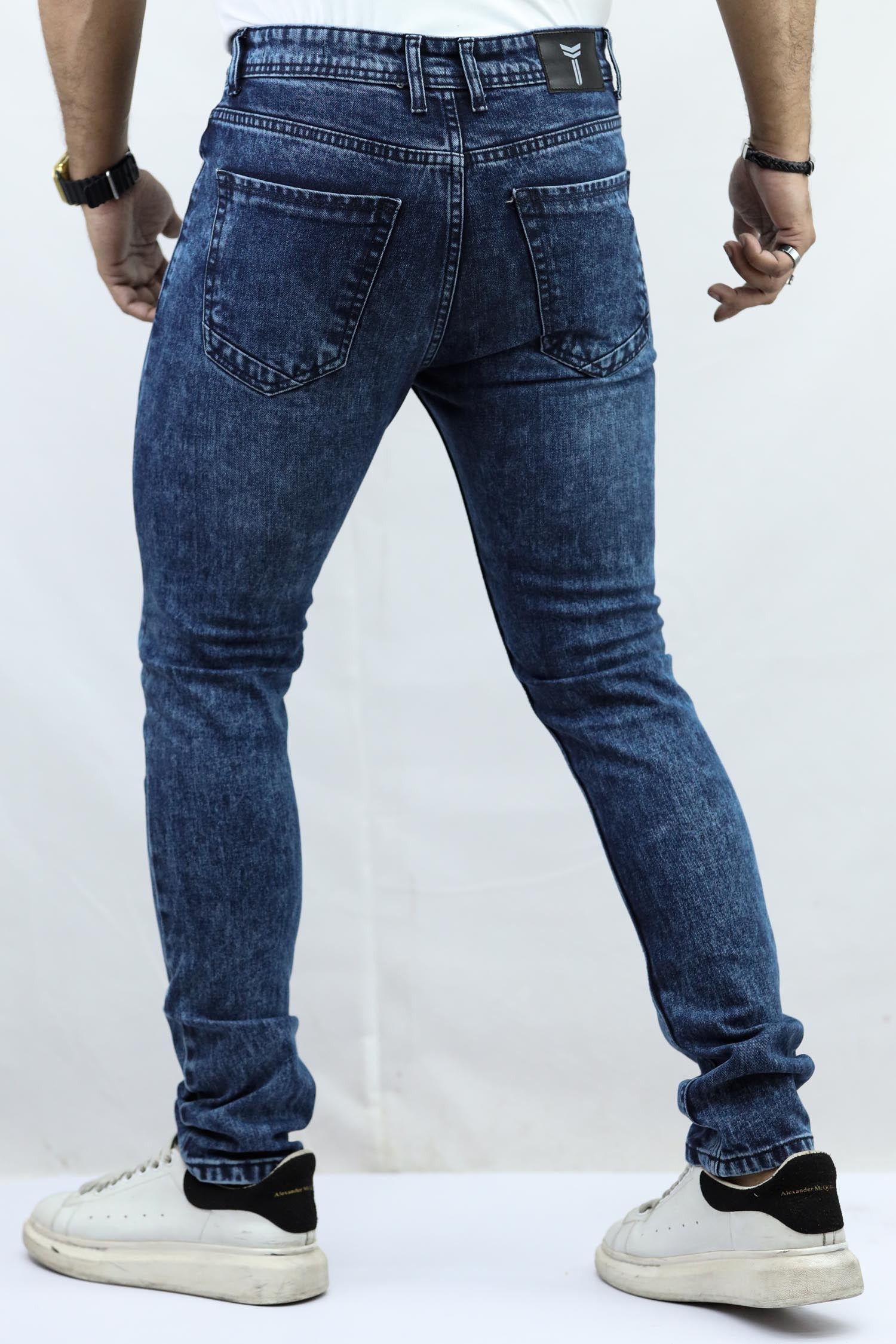 Slim Fit Turbo Jeans In Faded Blue