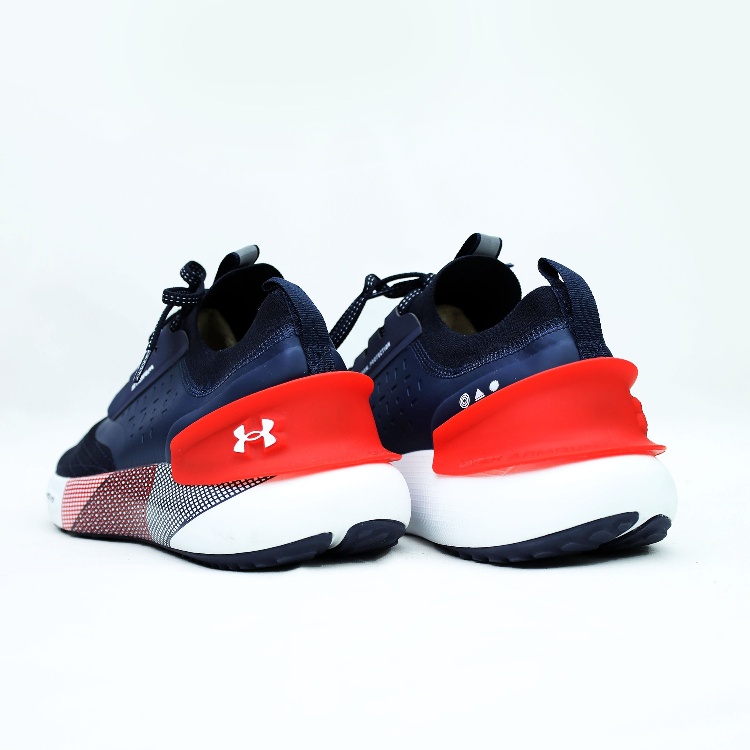 UA Project Rock Delta DNA Mens Sneakers In Navy Blue