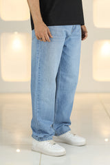 Loose Fit Iconic Turbo Jeans in Sky Blue