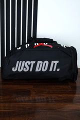 Jrdn Front & Back Logo Travel Bag In Black