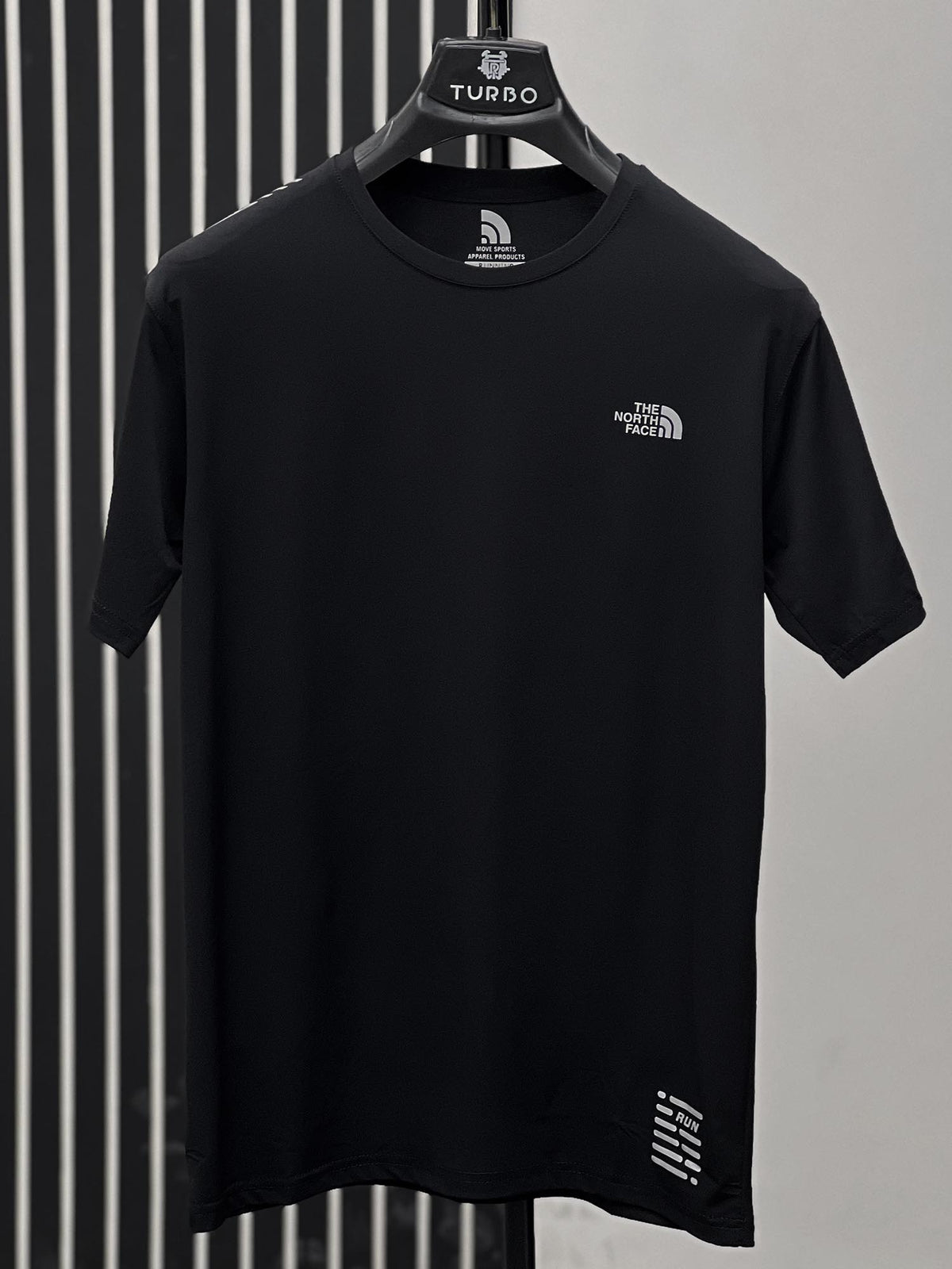Imported Dry Fit Tee With Printed Logo