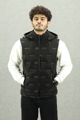 Winter Perfect Quilted Detachable Hood Imported Men's Gilet