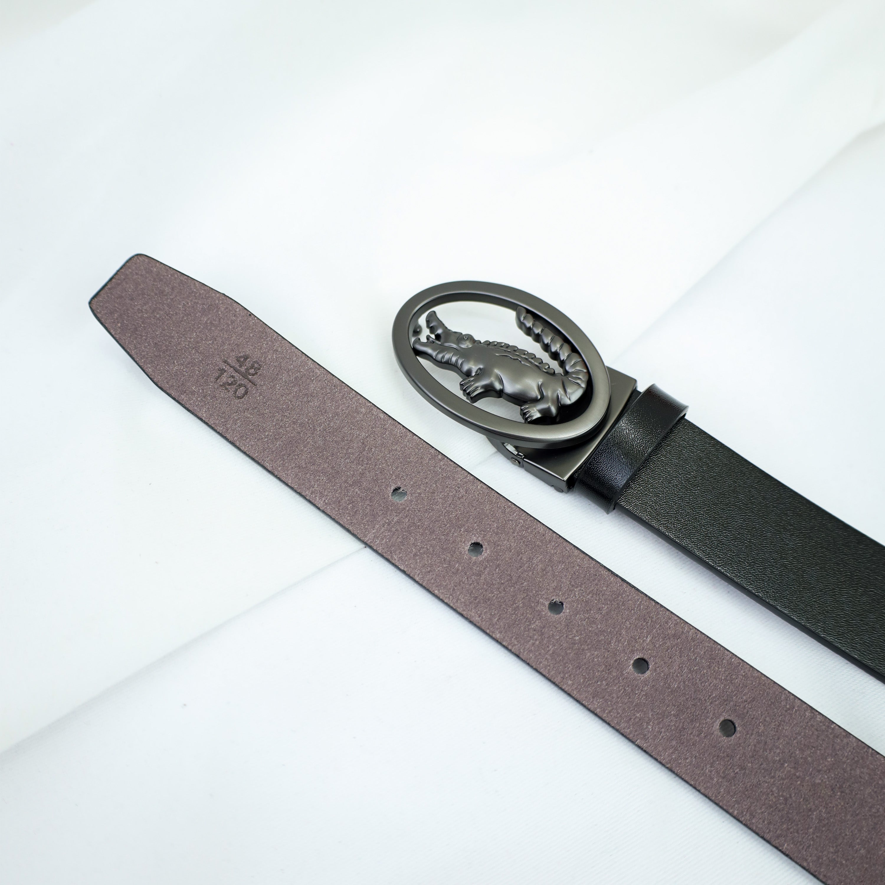 Lacste Buckle Single Side 7A+ Premium PU Belt