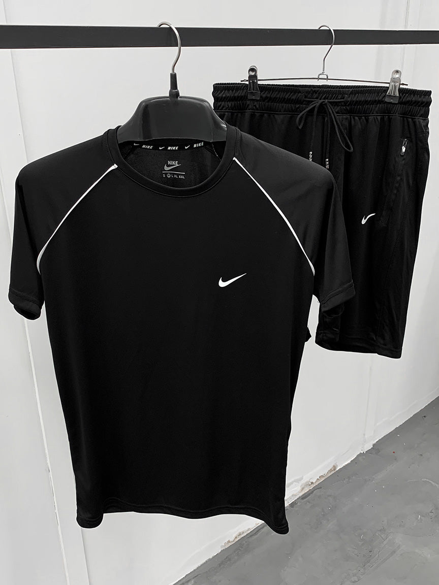 Tracksuit With Reflector Logo In Black