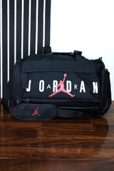 Jrdn Front & Back Logo Travel Bag Black
