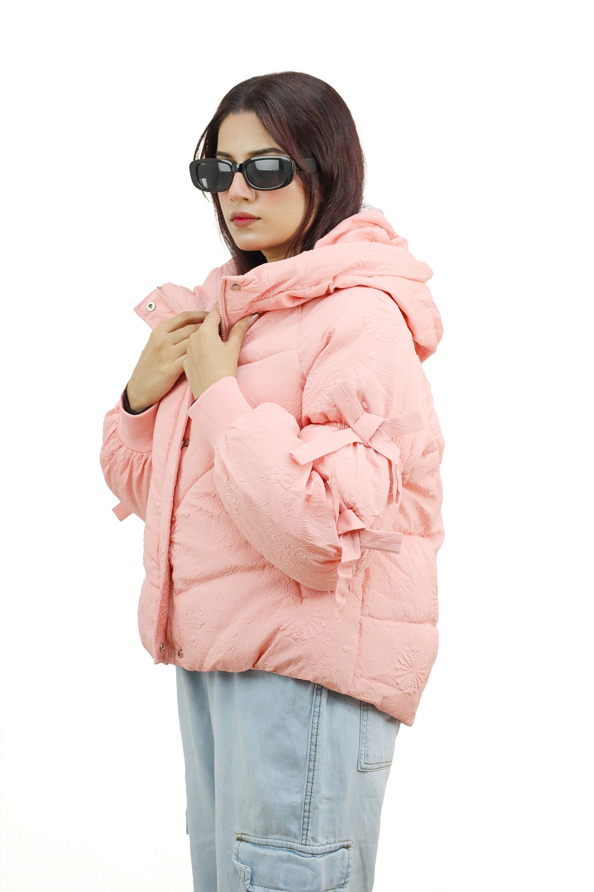 Winter Edition Quilted Hooded Women Imported Puffer Jacket