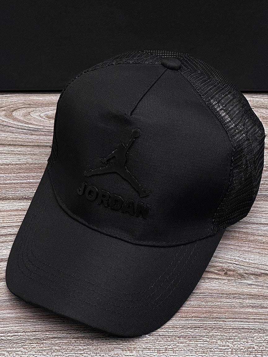 Jrdn Embossed Logo Cap In Black