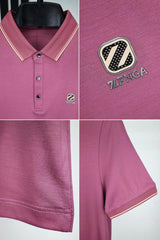 ZFNG Front Logo Men Polo Shirts
