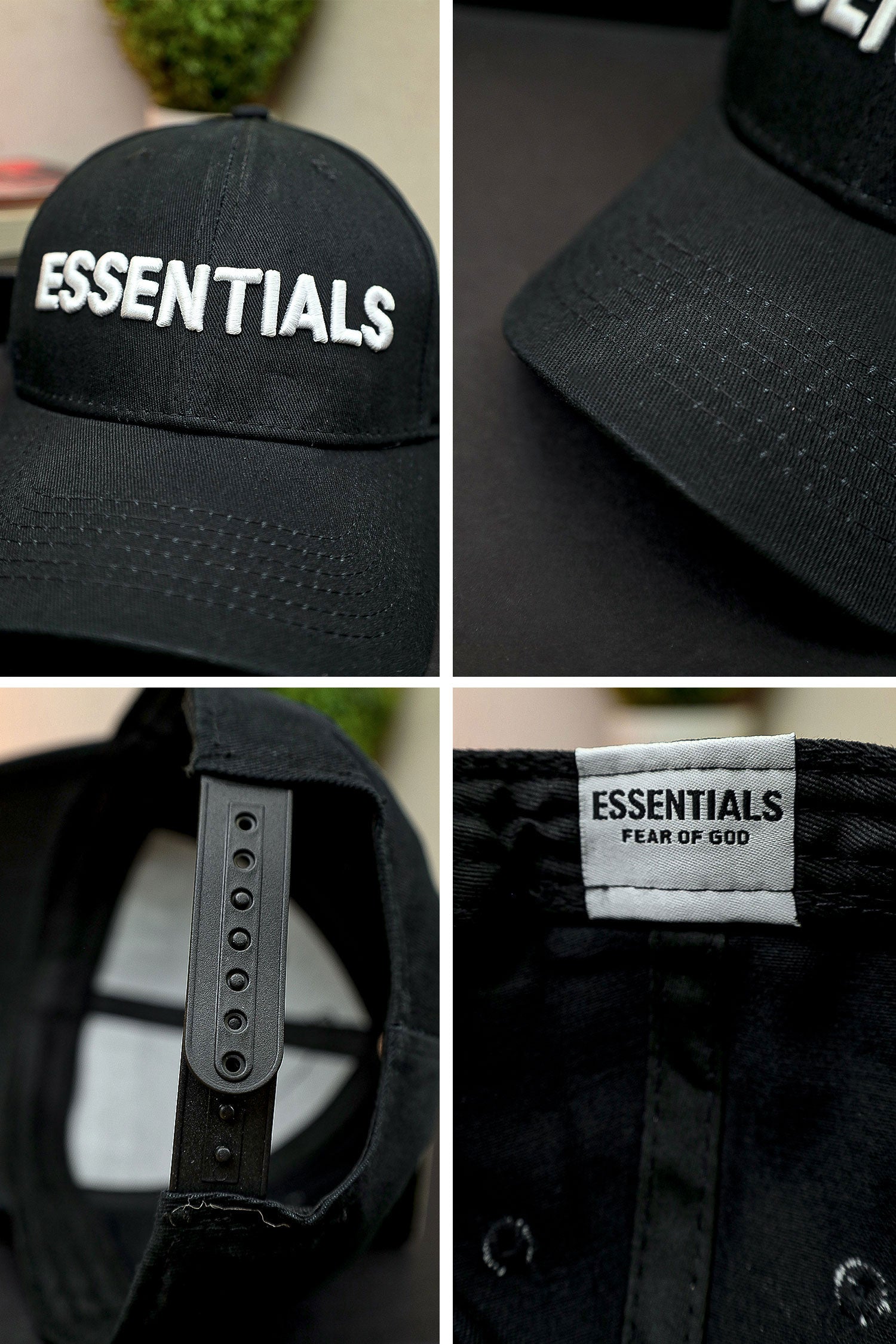 Essen Imp Embroidered logo Cap In Black&White