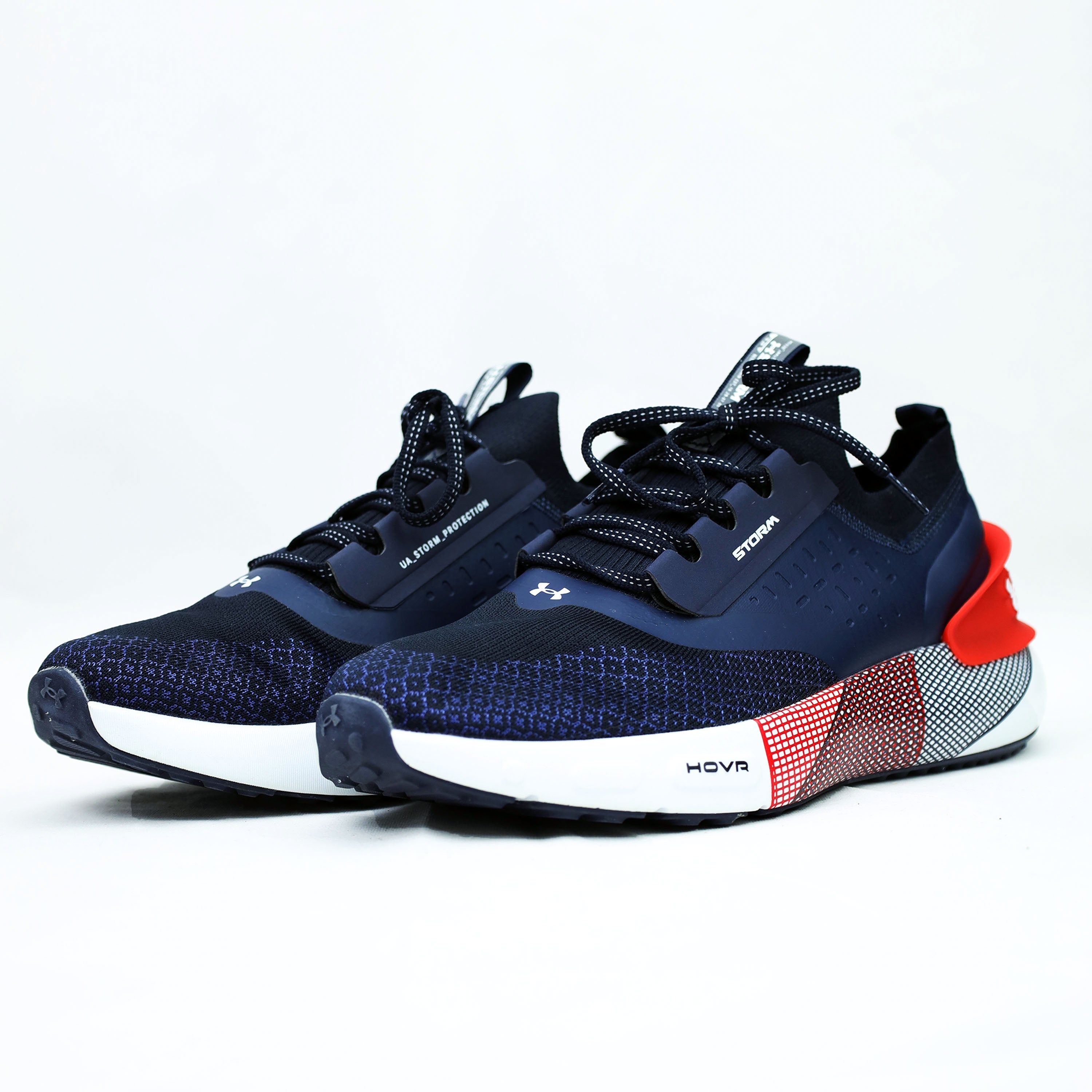 UA Project Rock Delta DNA Mens Sneakers In Navy Blue