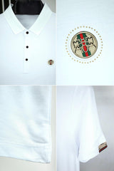 Gucci Front Logo Men Polo Shirts