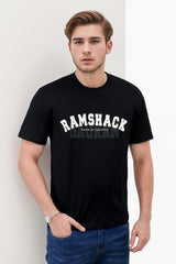 Ramshack Print Oversized Round Neck T-Shirt