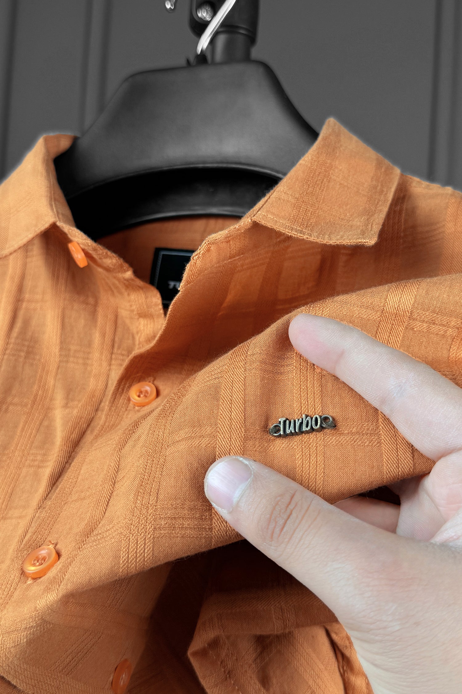Turbo ShowOff Self Pattern Casual Shirt