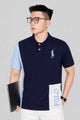 Plo Rph Lren Color-Blocked Style Men's Shirt