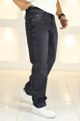 Loose Fit Choice Turbo Jeans in Grey
