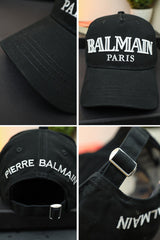 Balmn Pris Imp Embroidered logo Cap In Black&White