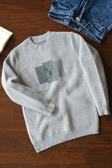 Cozy Up Graphic Round Neck Imported Men's Sweatshirt