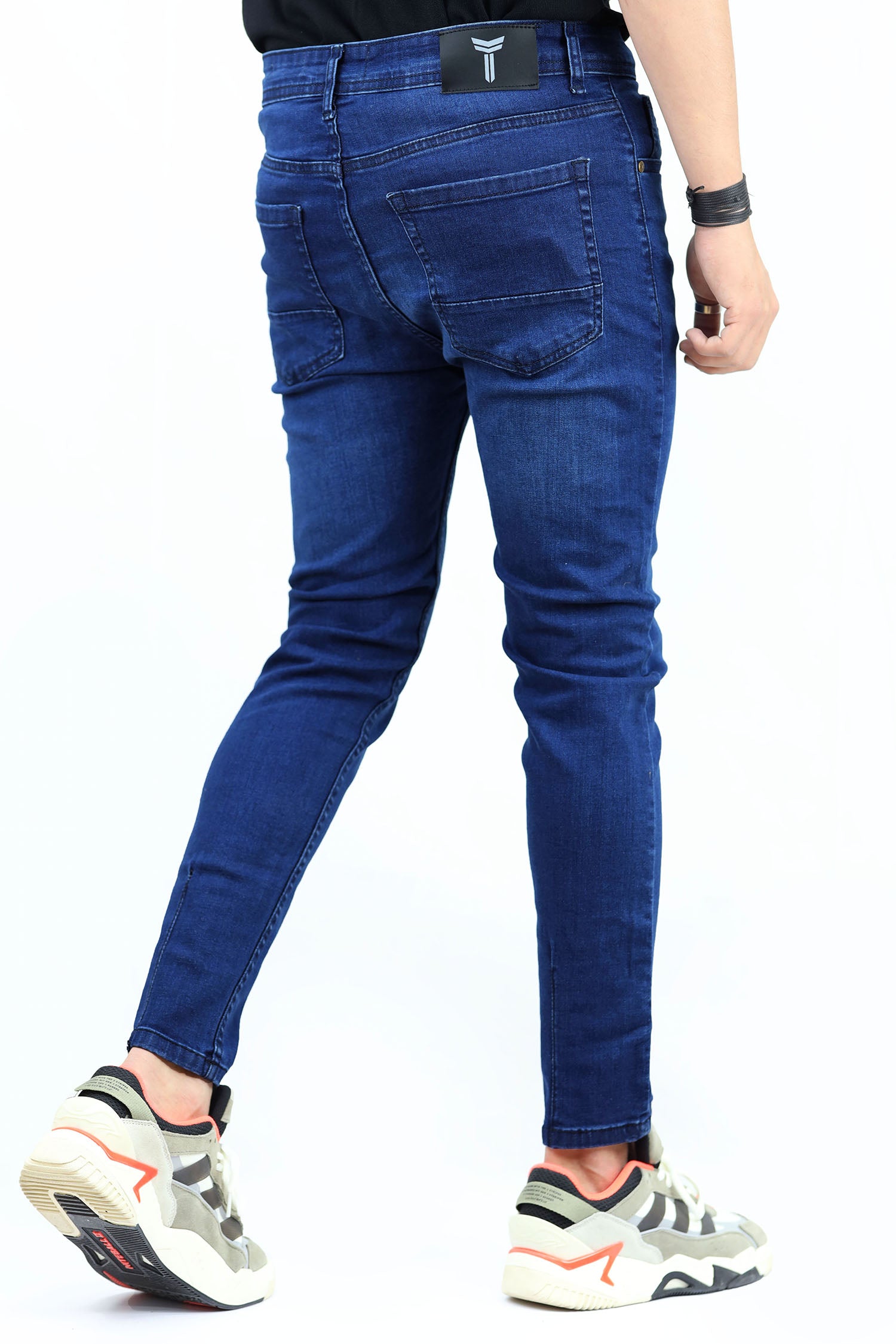 Ankle Fit Turbo Jeans In Blue