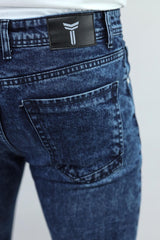 Slim Fit Turbo Jeans In Faded Blue