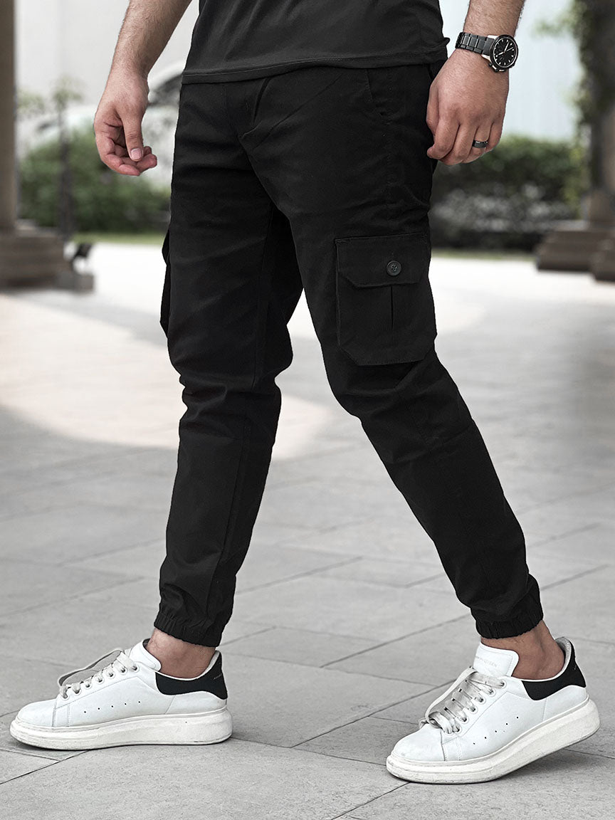 Turbo Grip Bottom Six pocket Cotton Cargo Trouser In Dark Skin  Turbo  Brands Factory