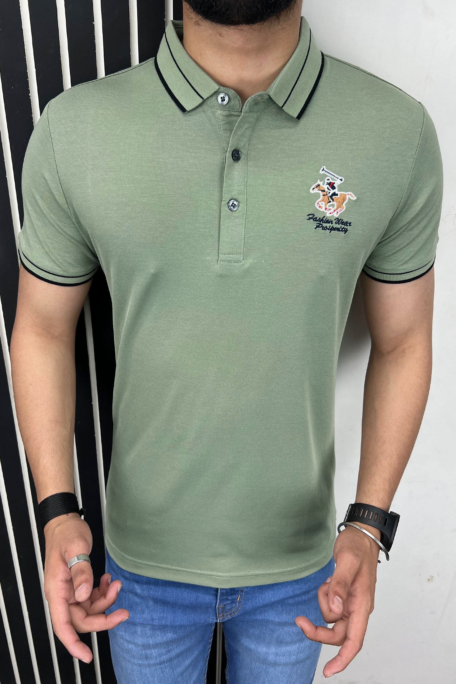 Ralp Lurn Front Logo Men Polo Shirts