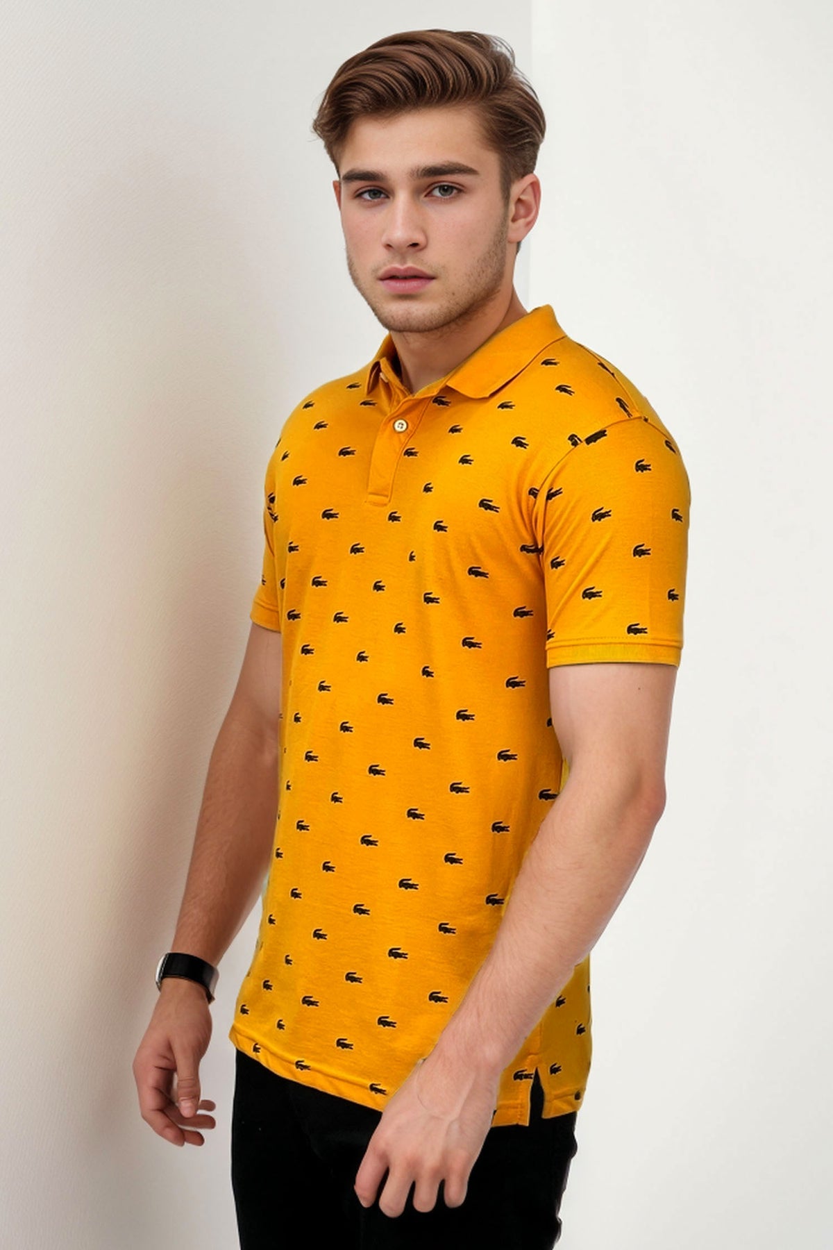 Lacste All over print Men's Polo Shirt