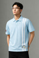 LA Mrtin Side Striped Style Men's Polo Shirt