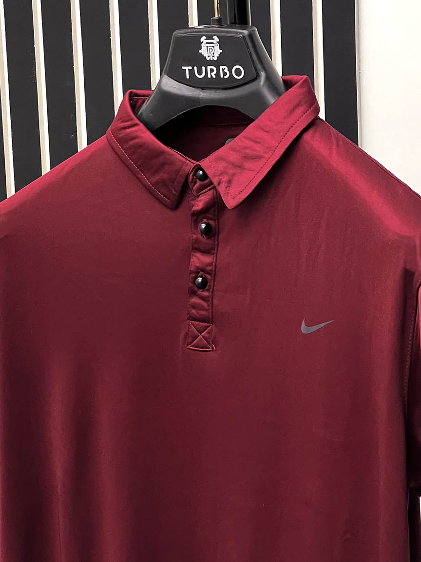 Dry Fit Polo With Front Logo