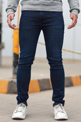 Turbo Slim Fit Jeans In Dark Navy