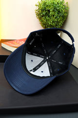 Raph Luren Imp Signature Cap In Navy Blue