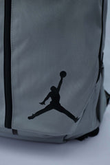 Jrdn Front Logo Backpack In Slate Grey