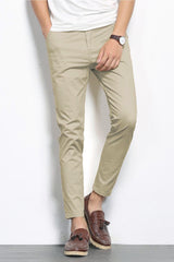 Plain Slim fit Cotton Pant