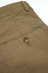 Slim fit Self Texture Cotton Pant