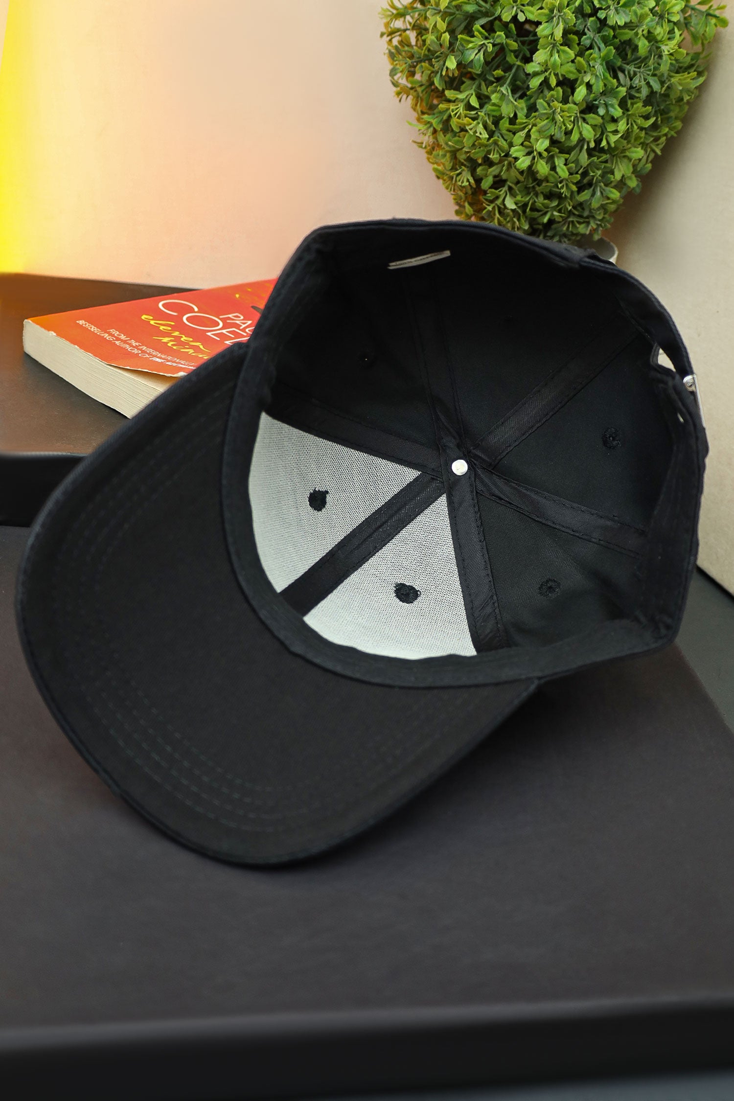 Raph Luren Imp Signature Logo Cap In Black