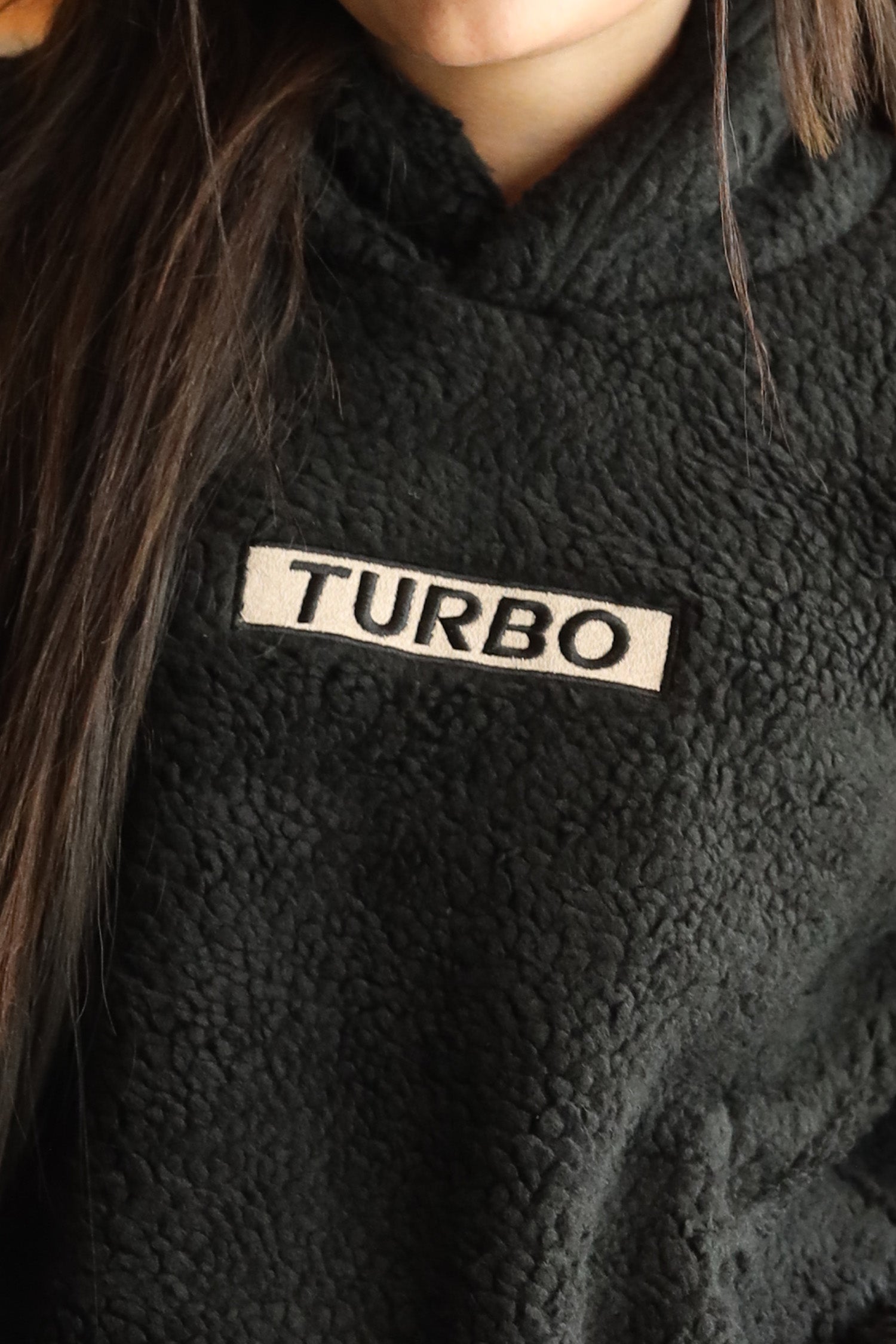 Turbo Cozy Imported Sherpa-Lined Hoodie - Women