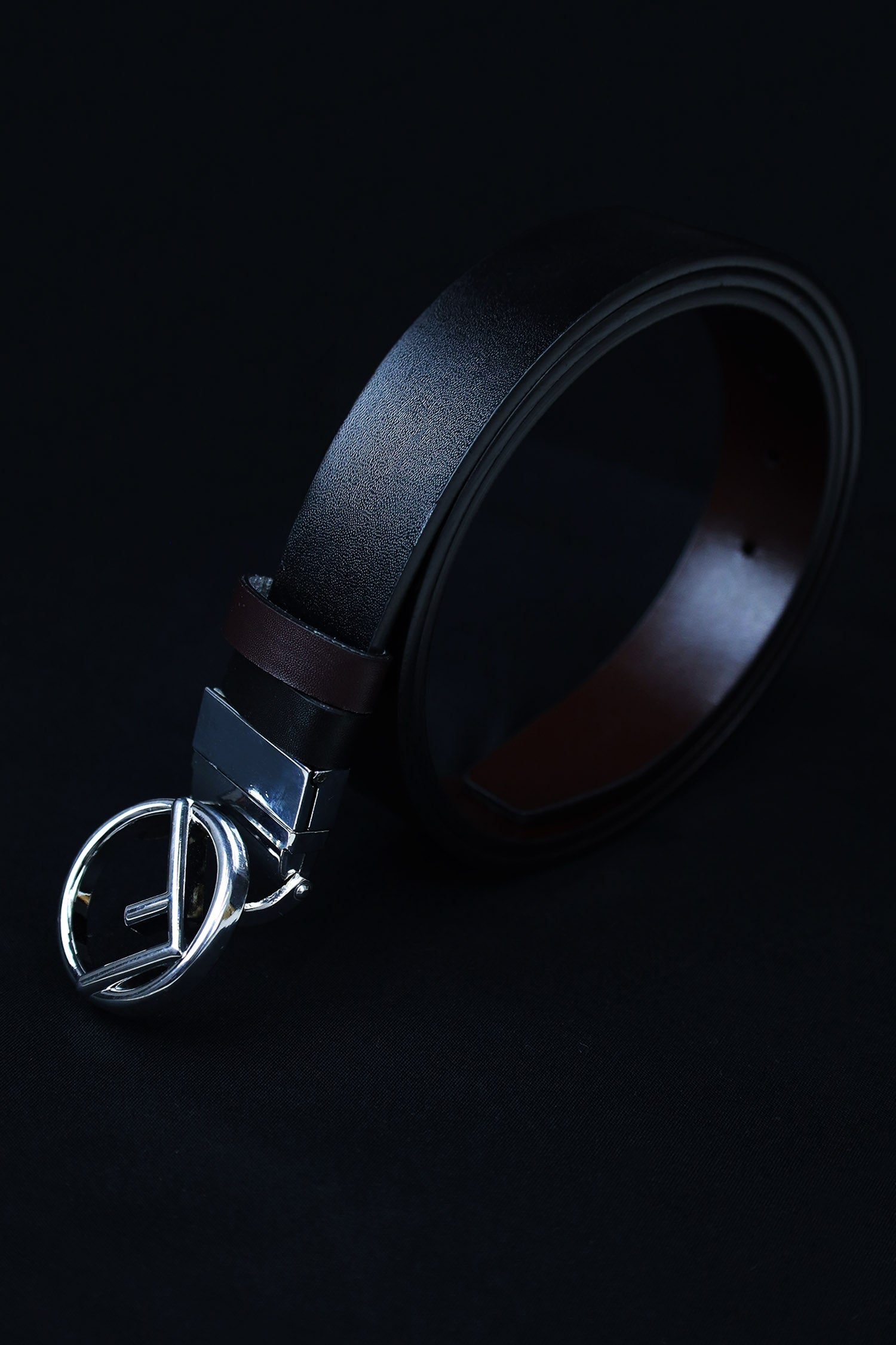 Fndi Metal Alloy Automatic Buckle Branded Belt