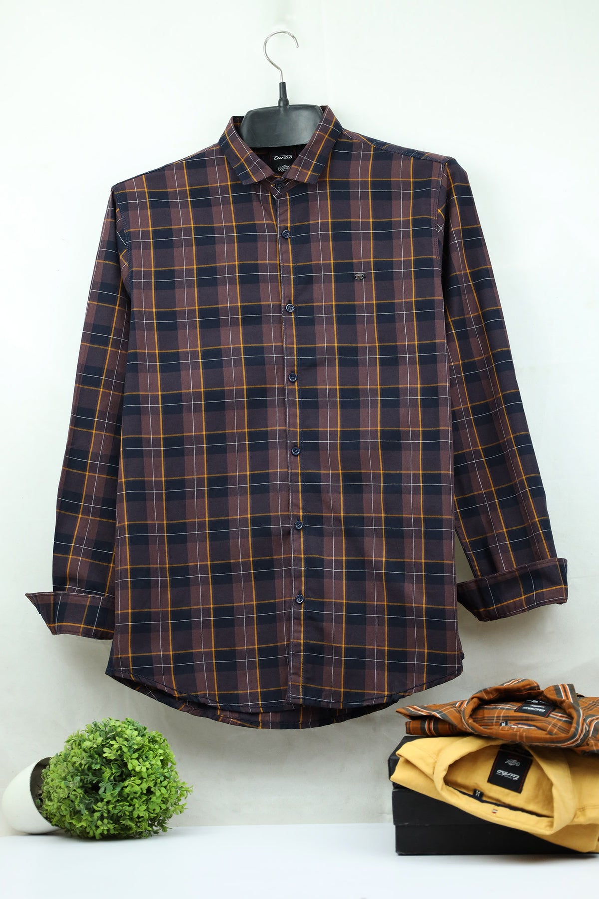 Checked Design Full Sleeve Casual Shirt