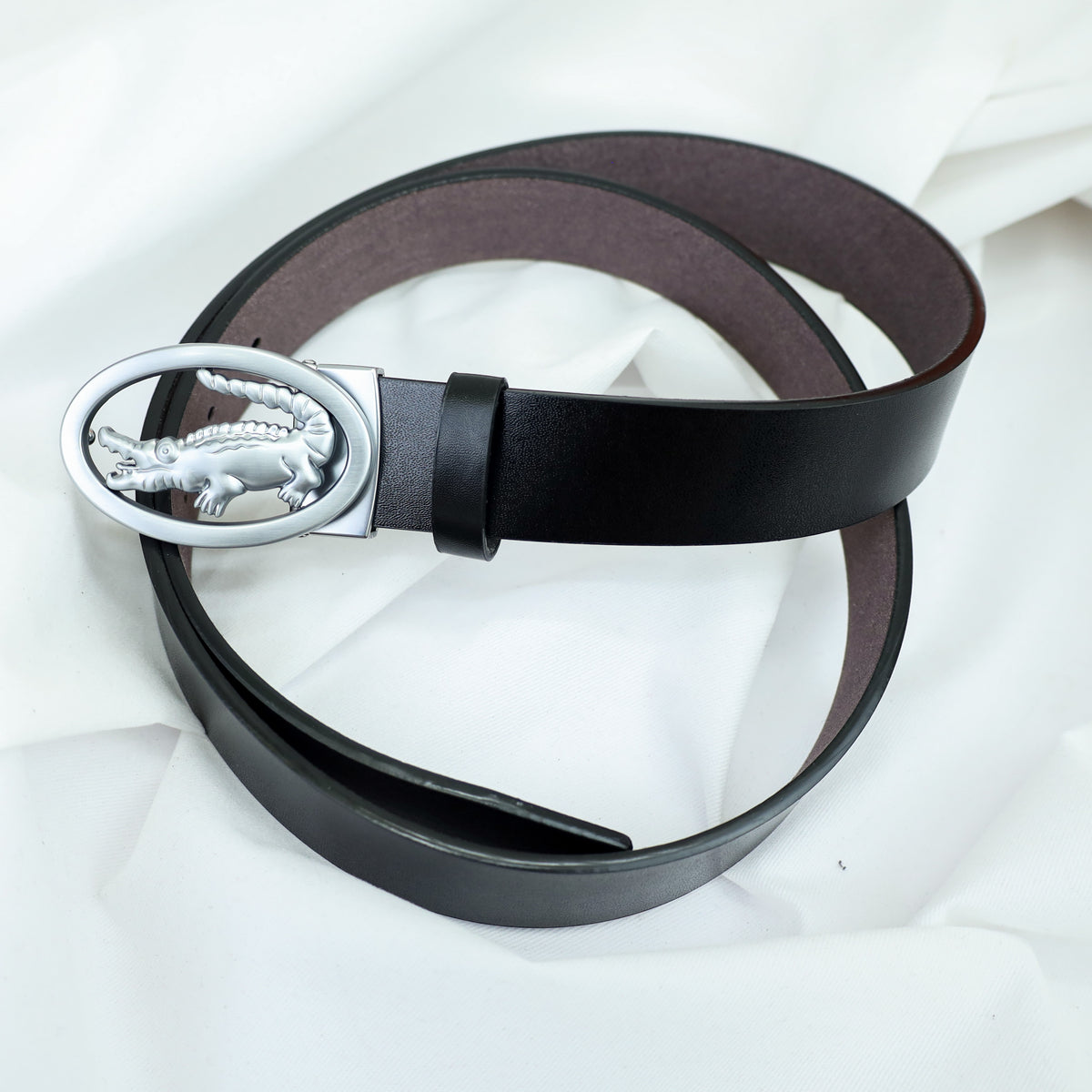 Lacste Buckle Single Side 7A+ Premium PU Belt