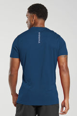 Turbo imp Lightweight comfy dryfit Tee In Navy Blue