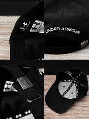 Und Arm Front Logo Cap In Black