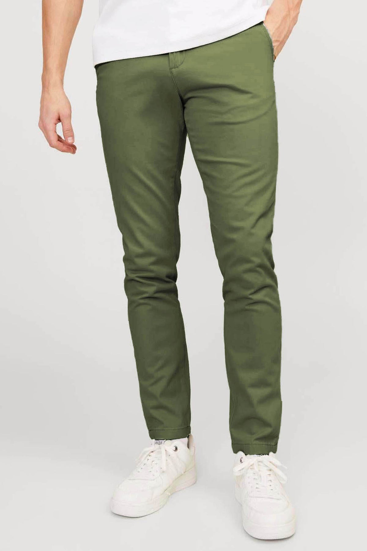 Plain Slim fit Cotton Pant