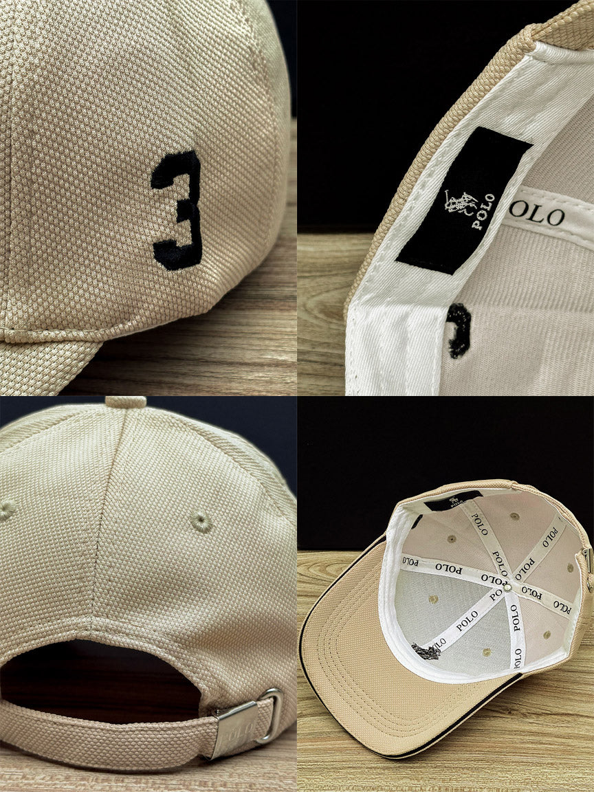 Polo Embroidered Logo Cap In Light Skin