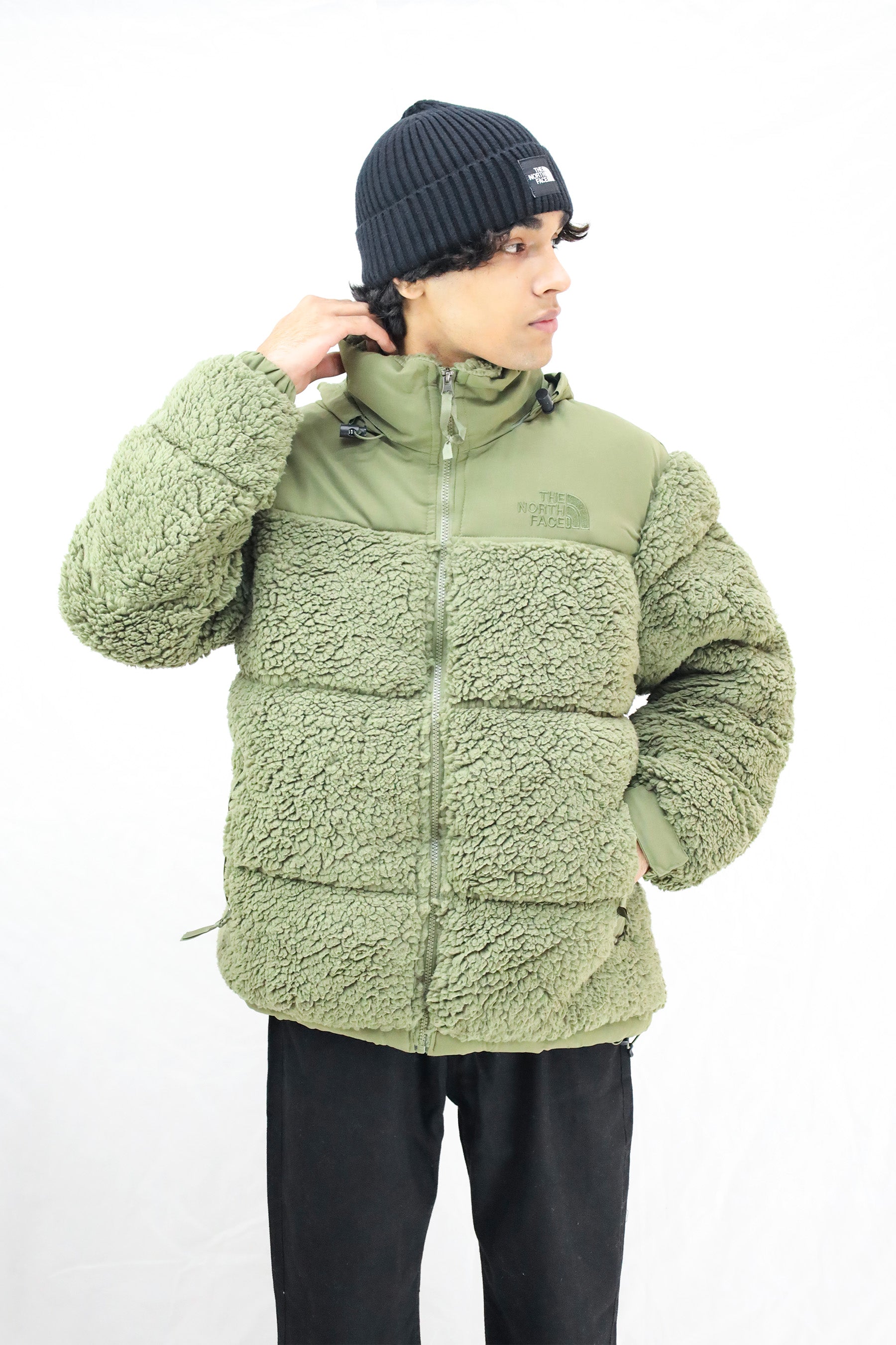 The Nrth Fce Sherpa Fleece Padded Imported Puffer Jacket