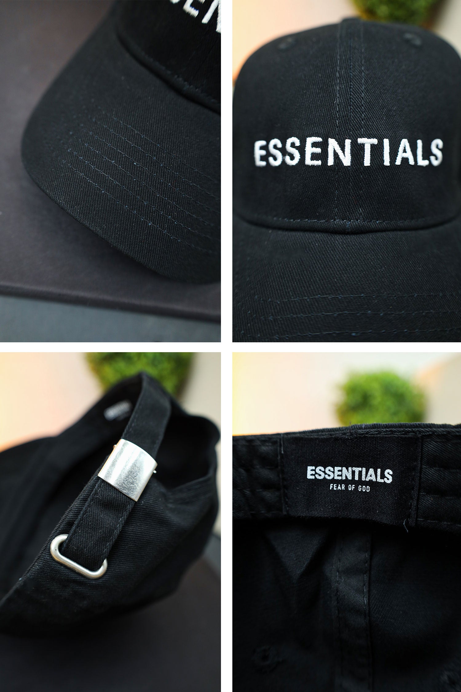 Essen Imp Embroidered Signature Cap In Black