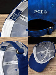 Polo Front Logo Cap In Royal Blue