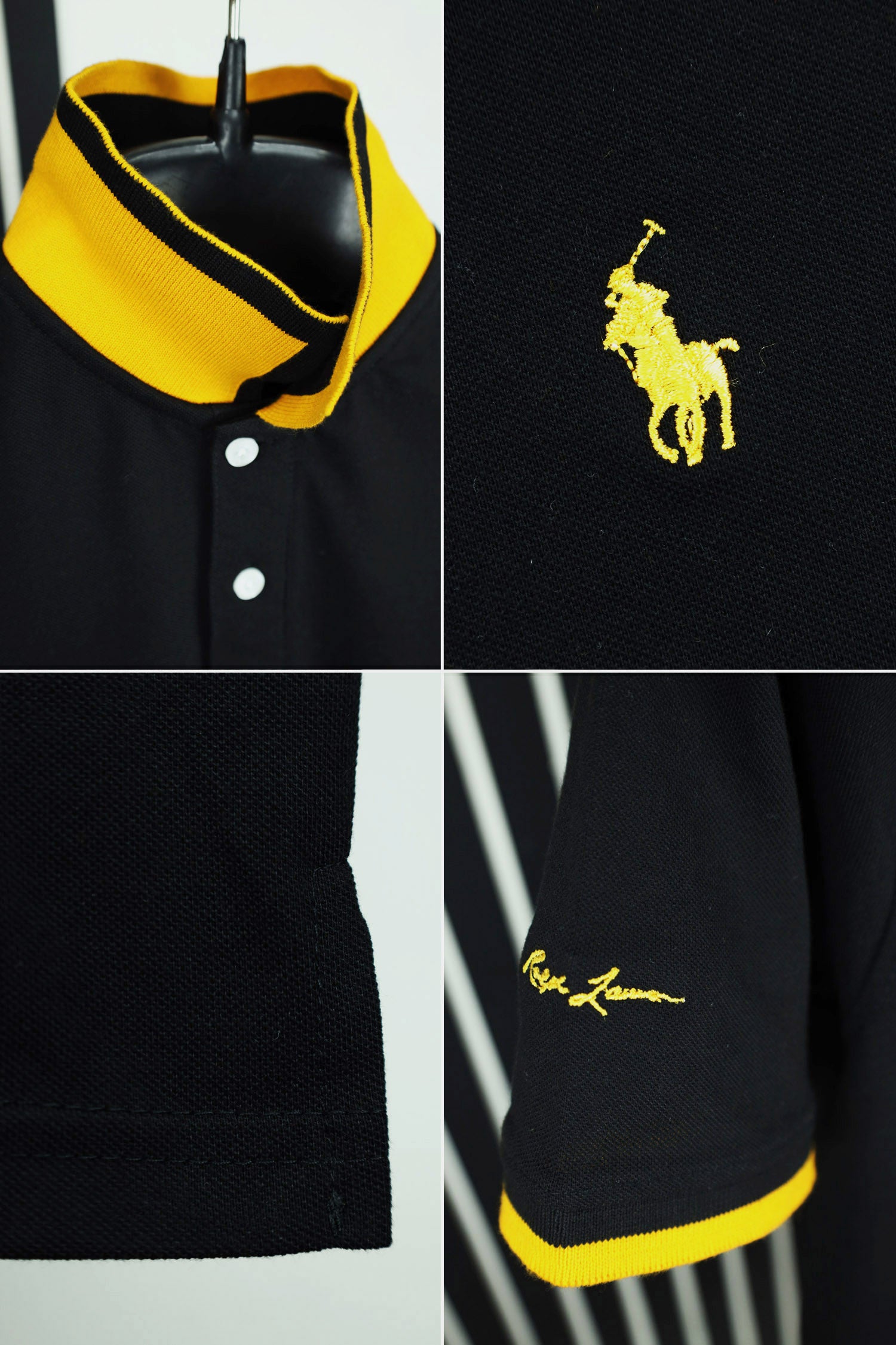 Rplh Lurn Front Logo Men Polo Shirts