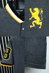 Giordno Front Logo Men Polo Shirts