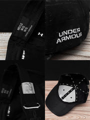 Und Arm Front Logo Cap In Black
